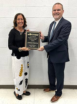 Dr. Jason Warren with Jennifer Preston