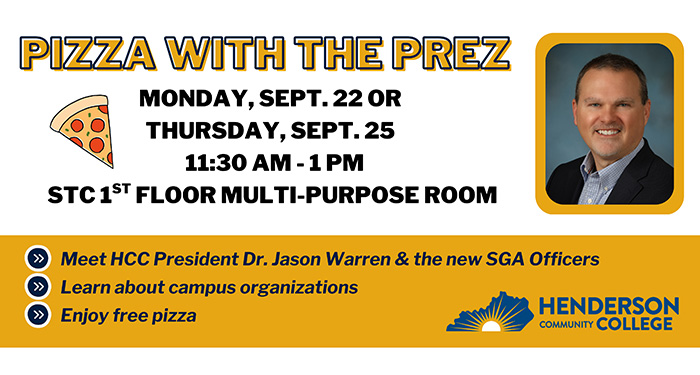 Pizza with the Prez